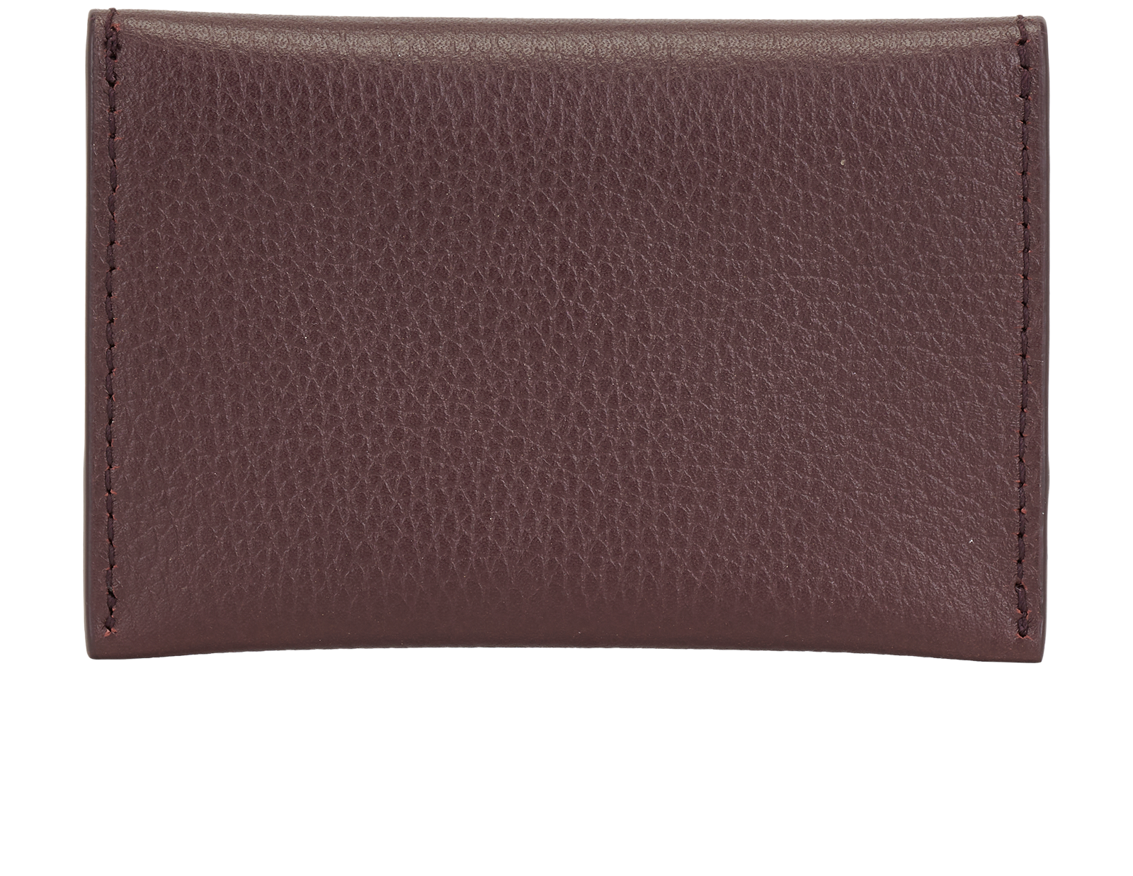 Alexander McQueen Skull Card Holder, &pound;110, Accessories, Burgundy, Leather, Back view